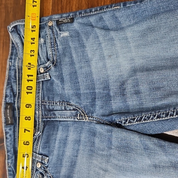 Silver Jeans Blue Straight Leg Denim - Picture 8 of 10